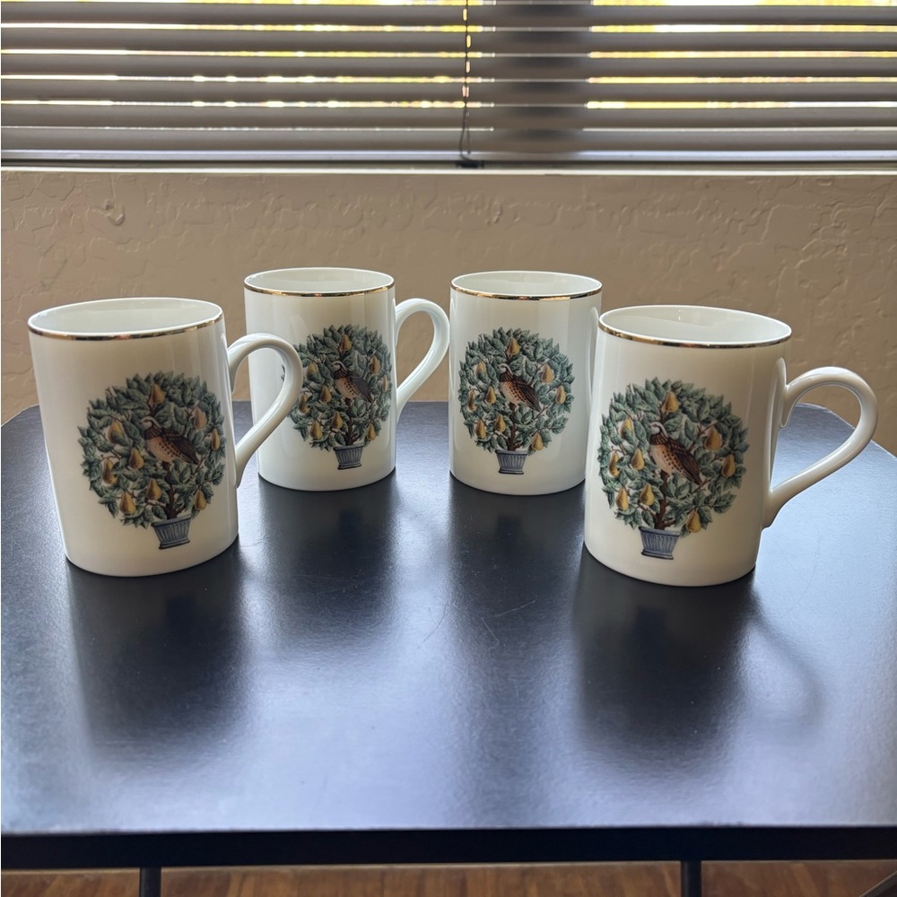 Avon partridge in a pear tree Christmas mugs